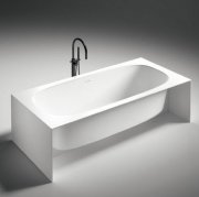 Ванна з штучного каменю Gruppo Treesse Summertime 180х85 см білий матовий Summertime185 / CP