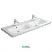 Раковина для ванной Duravit DuraStyle 130х44 см двойная керамика белый 2338130000