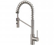 Смеситель для кухни Kraus Oletto однорычажный два режима подачи воды нержавеющая сталь KPF-2630SS