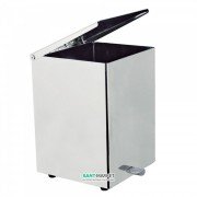 Мусорное ведро с педалью Tres Cuadro-Tres 180х180х250 мм хром 10763627