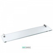 Полочка для ванной стеклянная Tres Loft-Tres 400 мм хром/прозрачный 16163615