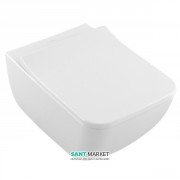 Унитаз подвесной Villeroy&Boch Venticello 37,5х56 см с крышкой Soft Closing 4611RL01