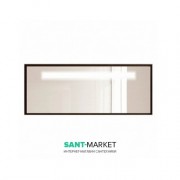 Зеркальный фасад тумбы с подсветкой Hatria SLIDING wood system 800x45x400 орех YXSA92