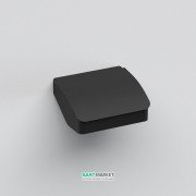 Держатель для туалетной бумаги Sonia S-Cube Black настенный чёрный матовый 173020