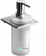 Диспенсер для рідкого мила Sonia S-Cube настінний білий / хром 166848