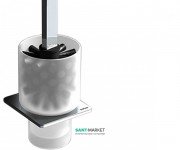 Йоржик для унітазу Sonia S-Cube настінний білий / хром 166855