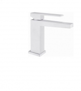 Змішувач для раковини Fiore Kube змішувач білий матовий 100BB8515