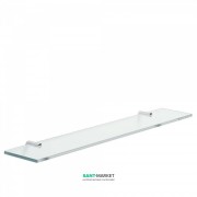 Полочка для ванной стеклянная Tres Loft-Tres 600 мм хром/прозрачный 20063606