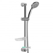 Душовий гарнітур Fiore зі штангою ручним душем і мильницею хром 30039500