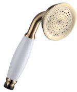 Душова лійка Fiore латунь / кераміка білий / бронза 35DOCZ11
