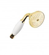 Душова лійка Fiore латунь / кераміка білий / золото 35DOCO11