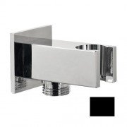 Шланговое під'єднання Fiore з утримувачем для душу чорний 35PMSN02