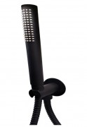 Ручний душ Fiore з власником і шлангом чорний матовий 30NN8786