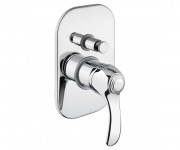 Смеситель для душа Fiore Jafar скрытого монтажа с переключателем хром 47CR5134