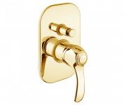 Смеситель для душа Fiore Jafar скрытого монтажа с переключателем золото 47OO5134