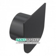 Заглушка торцева з можливістю підключення припливу води DN75 для дренажного каналу AVZ-P004