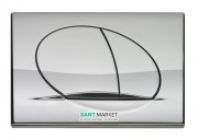 Кнопка змиву для унітазу Pestan Play подвійний змив хром глянсовий 40006358