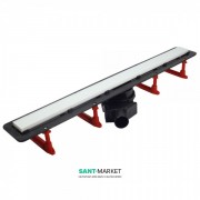 Водосточный желоб Pestan Confluo Frameless Line 850 мм белое стекло 13701215