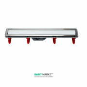 Водосточный желоб Pestan Confluo Premium White Glass Line 650 белое стекло 13000283