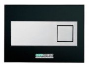 Кнопка смыва для унитаза Pestan Diamond двойной смыв чёрный 40006366