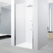 Дверь душевая Novellini Young 2.0 87-91x200h профиль хром прозрачное стекло Y21B871K