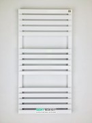 Електричний полотенцесушитель Terma Quadrus Slim 45х87 см білий матовий WLQUS087045 / 9016 / ONE