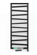 Электрический полотенцесушитель Terma ZigZag 50х131 см чёрный матовый WLZIG131050/9005/ONE