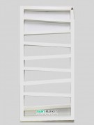 Електричний полотенцесушитель Terma ZigZag 50х131 см білий матовий WLZIG131050 / 9016 / ONE