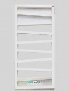 Електричний полотенцесушитель Terma ZigZag 50х131 см білий матовий WLZIG131050 / 9016 / ONE