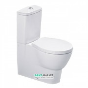 Унітаз підлоговий Hatria Nido з бачком і сидінням Soft Close білий Y0TQ + Y0X6 + YXWW