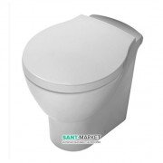 Унітаз підлоговий Hatria Nido з сидінням з кришкою Soft Close білий YXBW + YXWW