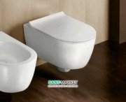 Унитаз подвесной Hatria Fusion с сидением с крышкой Soft Close  YXGQ + Y1X001