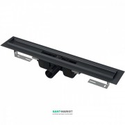 Ринва AlcaPlast APZ1 1450 мм чорний матовий APZ1BLACK -1450
