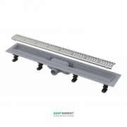 Водосточный желоб AlcaPlast APZ10 550 мм Simple нержавеющая сталь APZ10-550M