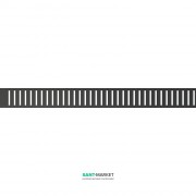 Решетка для водоотводящего желоба AlcaPlast Pure 750 мм чёрный матовый PURE-750BLACK