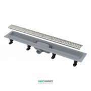 Водосточный желоб AlcaPlast APZ10 950 мм Simple нержавеющая сталь APZ10-950M