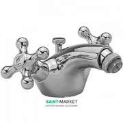 Змішувач для біде Tres Clasic-Tres врізний двовентильний хром 137120