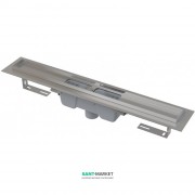 Водосточный желоб AlcaPlast APZ1001 550 мм Smart нержавеющая сталь APZ1001-550