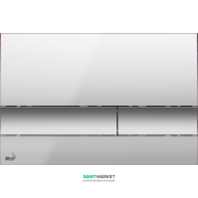 Кнопка управління AlcaPlast для прихованих систем інсталяції хром матовий M1722