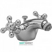 Смеситель для биде Tres Clasic-Tres врезной двухвентильный хром 137120