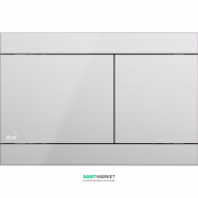 Кнопка управління AlcaPlast Flat Fun Inox для прихованих систем інсталяцій FUN-INOX