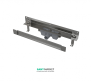 Водосточный желоб AlcaPlast APZ5 SPA-Twin 850 мм с решеткой APZ5-TWIN-850