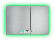 Кнопка управління AlcaPlast Flat Air Light з зеленим підсвічуванням AIR LIGHT-GREEN