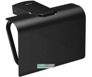 Тримач для туалетного паперу Sonia S6 Black з кришкою латунь чорний 166473