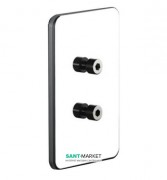 Клейка пластина кріплення Sonia S6 латунь хром 161652