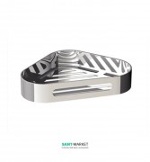 Поличка для душової кабіни Sonia S5 кутова нержавіюча сталь хром 141517