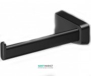 Тримач для туалетного паперу Sonia S6 Black латунь чорний 166480