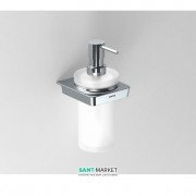 Диспенсер для рідкого мила Sonia S6 настінний хром / білий 161010