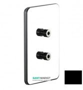 Клейкая крепежная пластина Sonia S6 Black латунь чёрный 168217