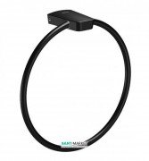 Настенный держатель-кольцо для полотенец Sonia S6 Black латунь чёрный 168224